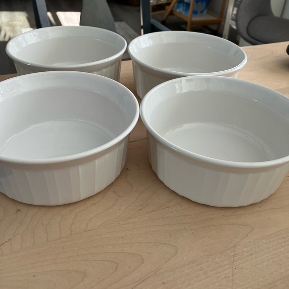 Vintage Corningware French White Small Casserole Dish, Set of 4 - Picture 9 of 9